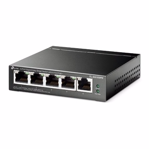 TP-Link 5-pordiline Gigabit Easy Smart PoE-võrgulüliti, PoE+ 4 pordil