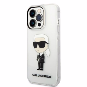 Karl Lagerfeld Ikonik Karl ümbris jaoks iPhone 14 Pro - läbipaistev