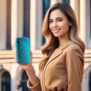 Crystal Glitter Ümbris do Xiaomi Redmi 9A Hõbedane