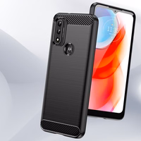 Carbon Case Flexible Cover Sleeve Motorola Moto G Play 2022 must