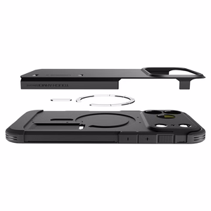 Spigen Tough Armor MagSafe ümbris mudelile iPhone 18 Pro / 17 Pro – värv: must
