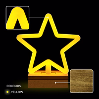 Neon Wood alus LED STAR soojavalge FLNW04 Forever Light