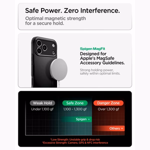 Spigen Tough Armor MagSafe ümbris mudelile iPhone 18 Pro / 17 Pro – värv: must