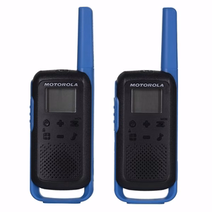 Motorola Talkabout T62 topeltpakett + laadija sinine
