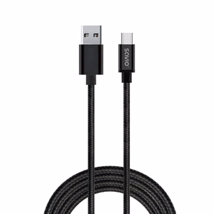 Savio CL-129 USB cable 2 m USB 2.0 USB A USB C must