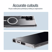 Nillkin Nature Pro armored ümbris with a magnetic ring jaoks Samsung Galaxy S24 Ultra - valge