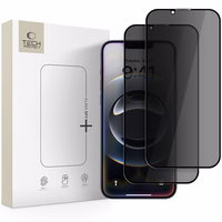 Tech-Protect Anti Spy Glass Pro+ 2-pack jaoks iPhone 16e / 14 / 13 Pro / 13 - must