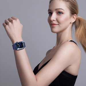 Strap Triple Protection jaoks Apple Watch 38 / 40 / 41 mm band bracelet - tumesinine