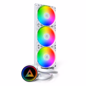 Protsessori jahuti Montech Lightflow ARGB 360 valge