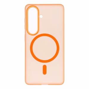 Ümbris GO ORANGE ühildub MagSafe jaoks SAMSUNG S26 kosmiline oranž