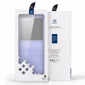 Dux Ducis Bril leather ümbris jaoks Samsung Galaxy Z Flip 5 5G - lilla