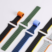 Magnetic Apple Watch SE, 9, 8, 7, 6, 5, 4, 3, 2, 1 (41, 40, 38 mm) Dux Ducis Strap (LD Version) - sinine