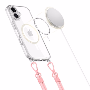 Ümbris TECH-PROTECT FLEXAIR CHAIN MAGSAFE IPHONE 16 hall & roosa