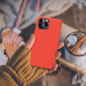Nillkin Super Frosted Shield Pro ümbris seadmele Apple iPhone 13 Pro Max, must