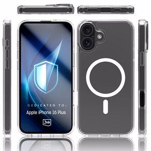 3mk Armor MagCase jaoks iPhone 16 Plus - Läbipaistev