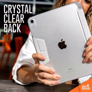 STM OPP kaanega ümbris seadmele iPad Air 13" M4 (2026) / M3 (2025) / M2 (2024), must