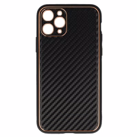 TEL PROTECT Leather Carbon Ümbris jaoks Iphone 11 Pro Must