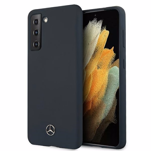 Mercedes Silicone Line чехол для Samsung Galaxy S21 - синий