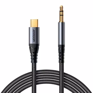Joyroom Audio Transfer Series SY-A07 Mini Jack 3.5mm/USB-C Kaabel 1.2m - must
