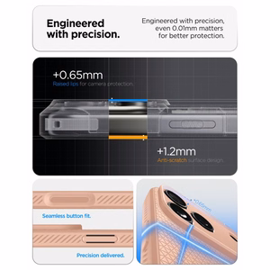 Spigen Liquid Air ümbris iPhone 18 Pro Max / 17 Pro Max jaoks, roosa