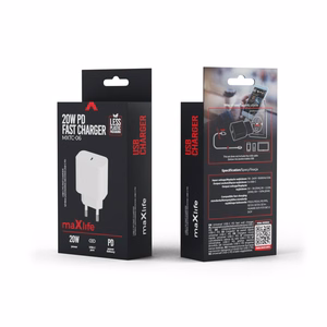 Maxlife MXTC-06 PD QC laadija 1x USB-C 20W valge
