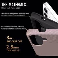 Perfectionists Triangle Ümbris Samsung S921 S24/S931 S25 roosa kuldne