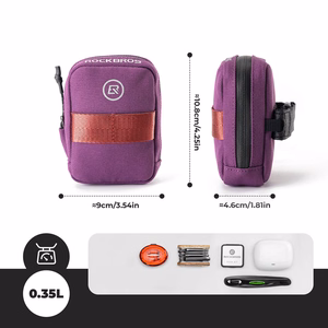 Rockbros F006 jalgratta sadulakott 0.35 l - lilla