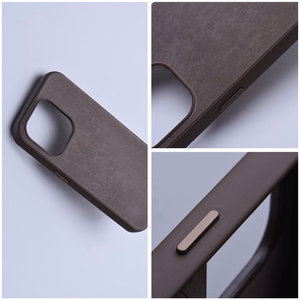 WOVEN MAG COVER Ümbris compatible with MagSafe jaoks IPHONE 13 Pro light brown