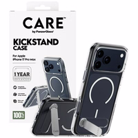 CARE by PanzerGlass Feature Ümbris w. Kickstand MagSafe jaoks iPhone 17 Pro Max - Clear