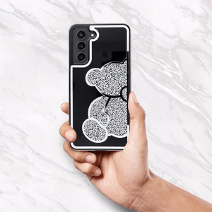 Чехол Samsung A27 5G Teddy Bear серебристый
