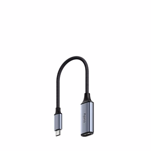 Cudy UH401 USB graafika adapter hall, hõbedane