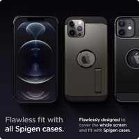 Spigen Glas.tR EZ Fit karastatud klaas iPhone 12 / iPhone 12 Pro jaoks - 2 tk.