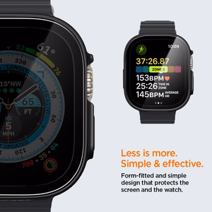 Spigen Thin Fit 360 ümbris Apple Watch Ultra 49 mm jaoks, must