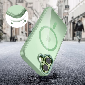 Tech-Protect MagMat MagSafe Ümbris jaoks iPhone 17 - Läbipaistev roheline