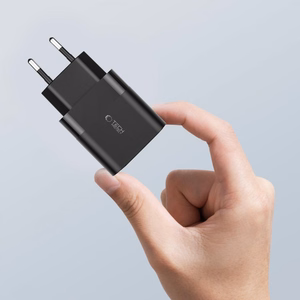 Tech-Protect C30W Laadija USB-C PD 30W / USB-A QC 3.0 - must