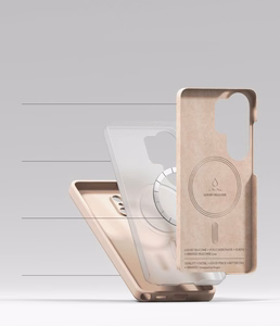 Ringke Silikoon MagSafe Ümbris for Samsung Galaxy S26 Ultra - roosa