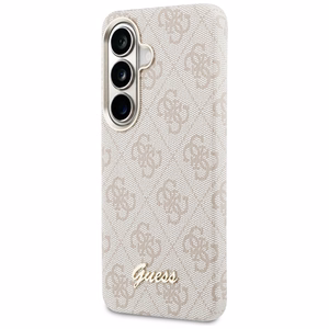 Guess ümbris 4G Script MagSafe Samsung Galaxy S26 jaoks roosa