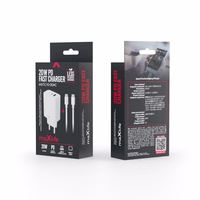 Maxlife MXTC-10-20AC PD QC laadija 1x USB-C 1x USB 20W valge + USB-C - USB-C kaabel 20W