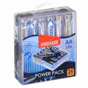 MAXELL aluseline patarei LR6 VALUE BOX, 24 tk.