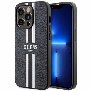 GUESS ümbris jaoks IPHONE 14 Pro Max compatible with MagSafe GUHMP14XP4RPSK (4G Printed Stripes) must