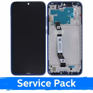 LCD Ekraan Ühildub Xiaomi Redmi Note 8 (Note 8 2021) Koos Frame / Sinine / (Service Pack)