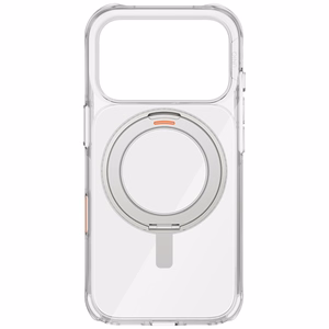 Uniq Swivix ümbris iPhone 17 Pro-le 360° pöörleva tugijalaga – läbipaistev