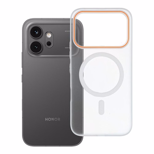 Чехол Honor 600 / 600 PRO Go Orange совместимый с MagSafe прозрачный