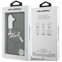 Karl Lagerfeld IML KC Script MagSafe Ümbris for Samsung Galaxy S26 Plus - must