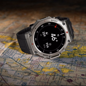 Смарт-часы Blavec M-04 Falcon AMOLED GPS с функцией звонка (SWM04-GP) графитовые + 1 ремешок
