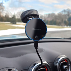 Blavec Car hoidja BHC-02 Qi2.2 25W vacum magnetic with induction laadija to windshield (BHC02-QI2PMWIB)must
