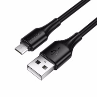 Kaabel USB A to Micro USB Hoco 2,4A 1 m X120 must