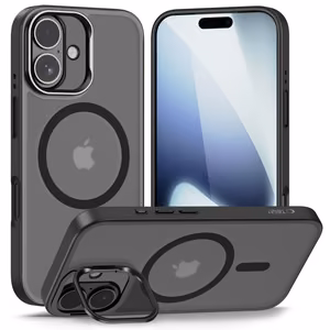 Tech-Protect MagStand MagSafe ümbris jaoks iPhone 17 - matt must