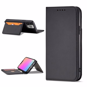 Magnet Card Ümbris jaoks Samsung Galaxy S23 flip cover wallet stand must