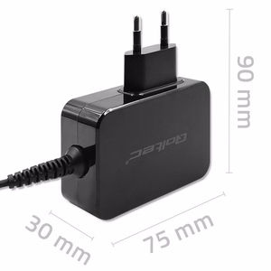 Qoltec 52386 GaN Power Pro Laadija 65W USB-C Must